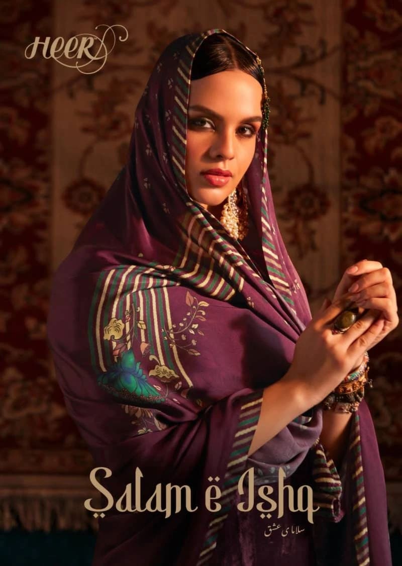 Kimora Heer Salam E Ishq Velvet Designer Salwar Suit Collection