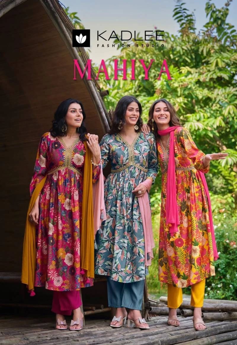 Kadlee Mahiya Modal Printed Fancy Alia Cut Long Kurti Collection
