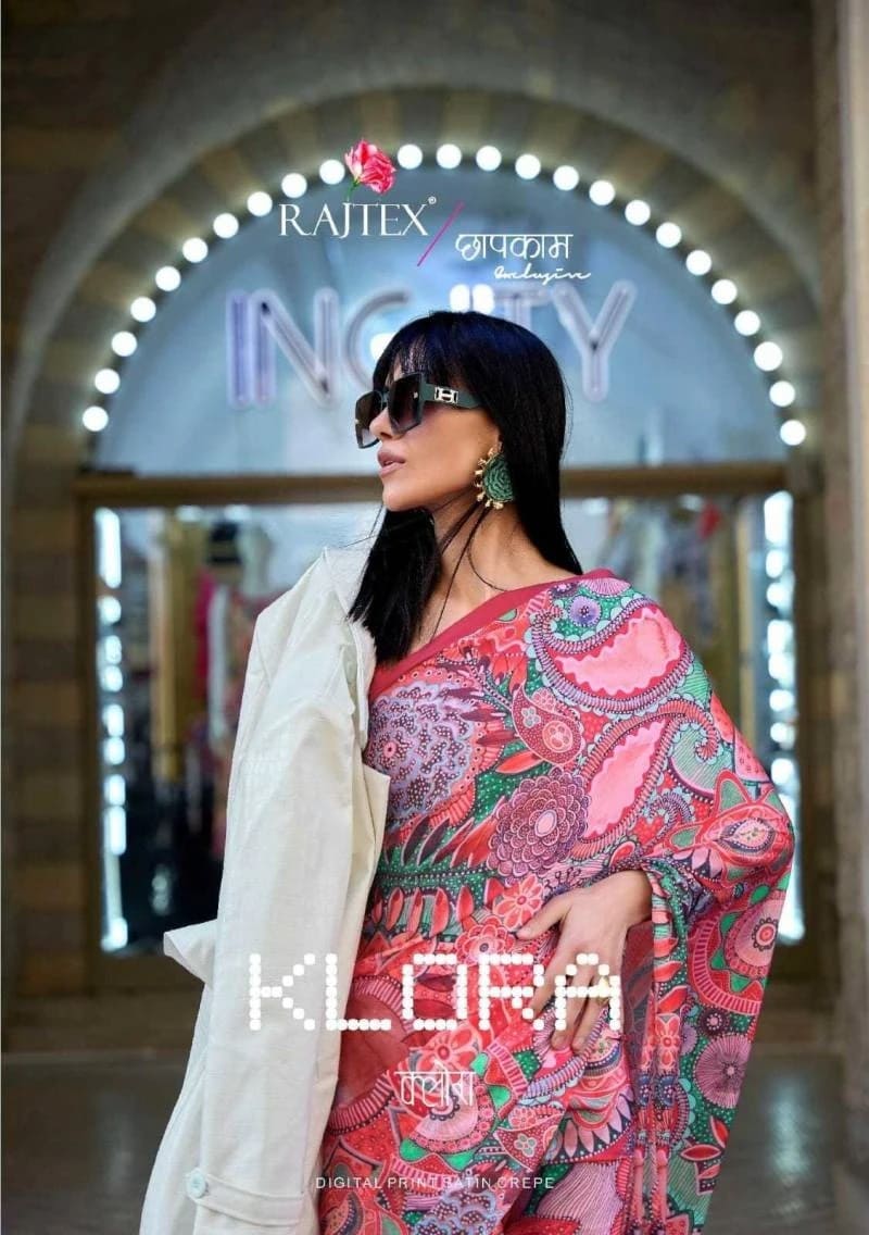 Rajtex Klora Digital Printed Designer Saree Collection