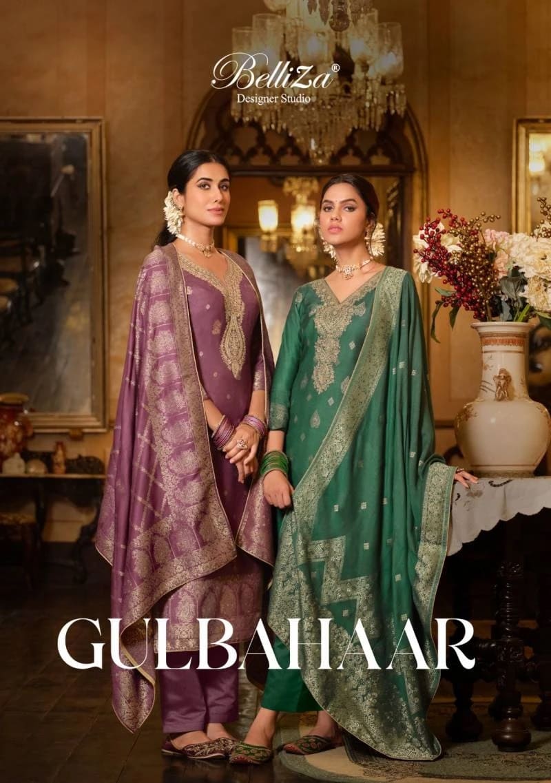 Belliza Gulbahaar Pure Viscose Designer Dress Material Collection