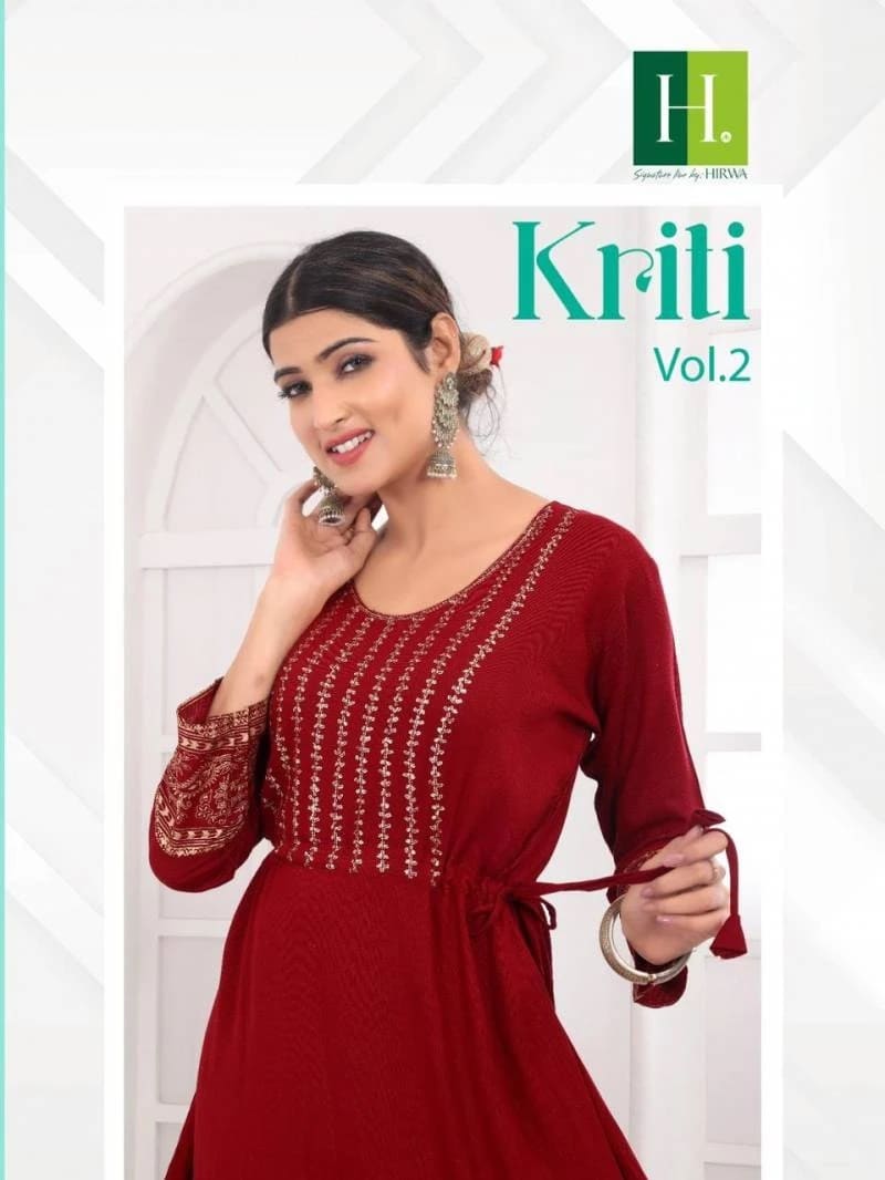 Hirwa Kriti Vol 2 Designer Kurti Best Price