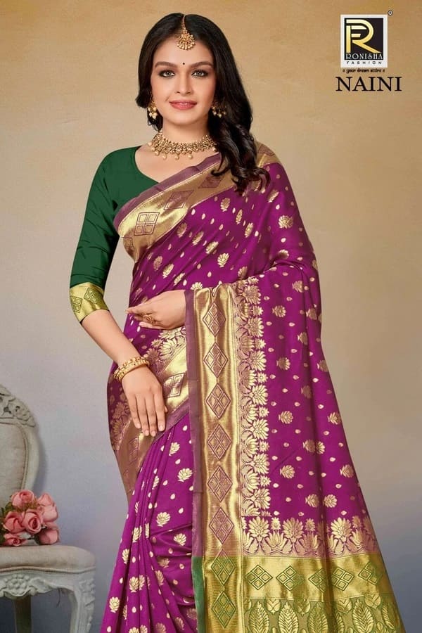 Ronisha Naini Banarasi Designer Silk Saree Collection