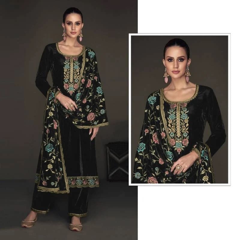 2010 Pure Velvet Designer Pakistani Salwar Kameez Collection