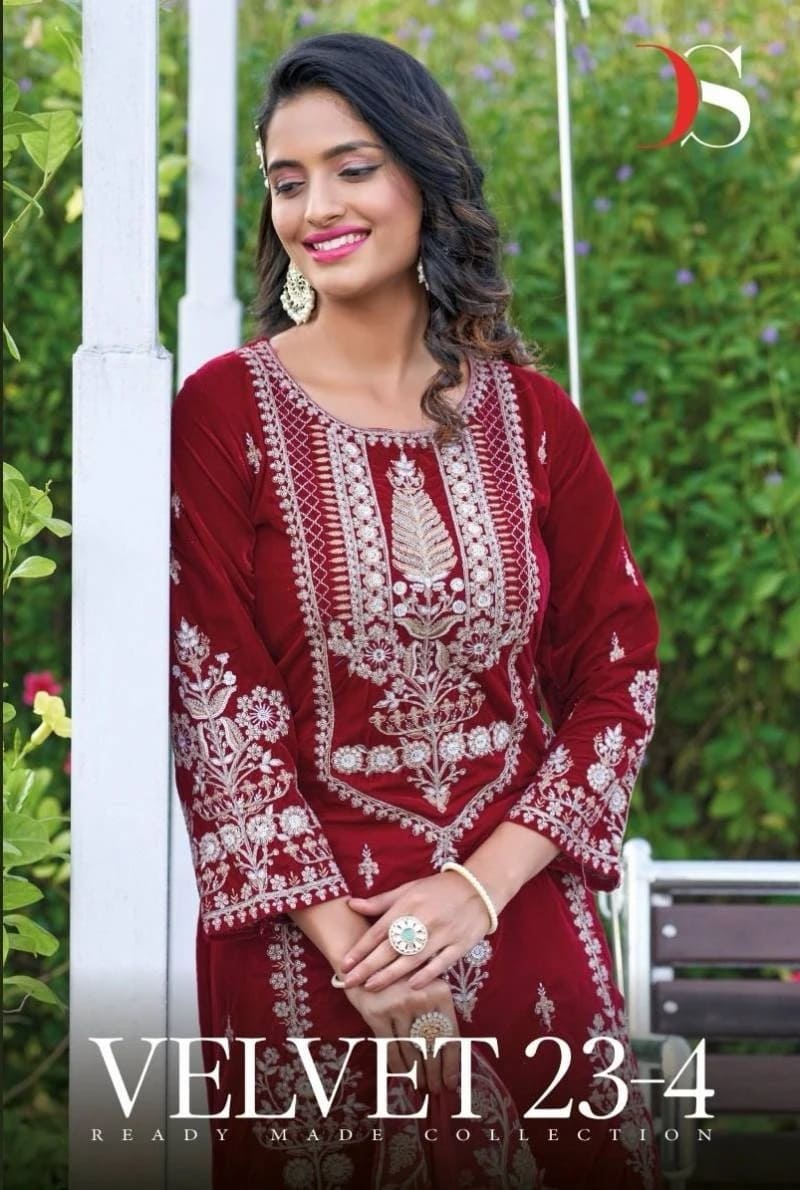 Deepsy Velvet 23 Vol 4 Designer Pakistani Dress Material Collection