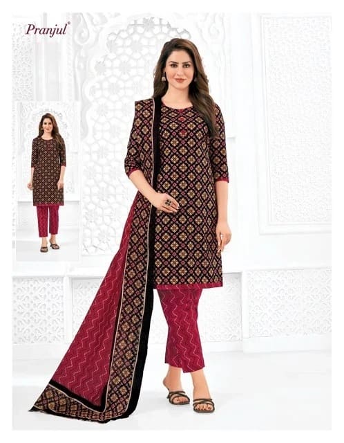 Priyanka Vol 21 Pranjul Cotton Dress Material