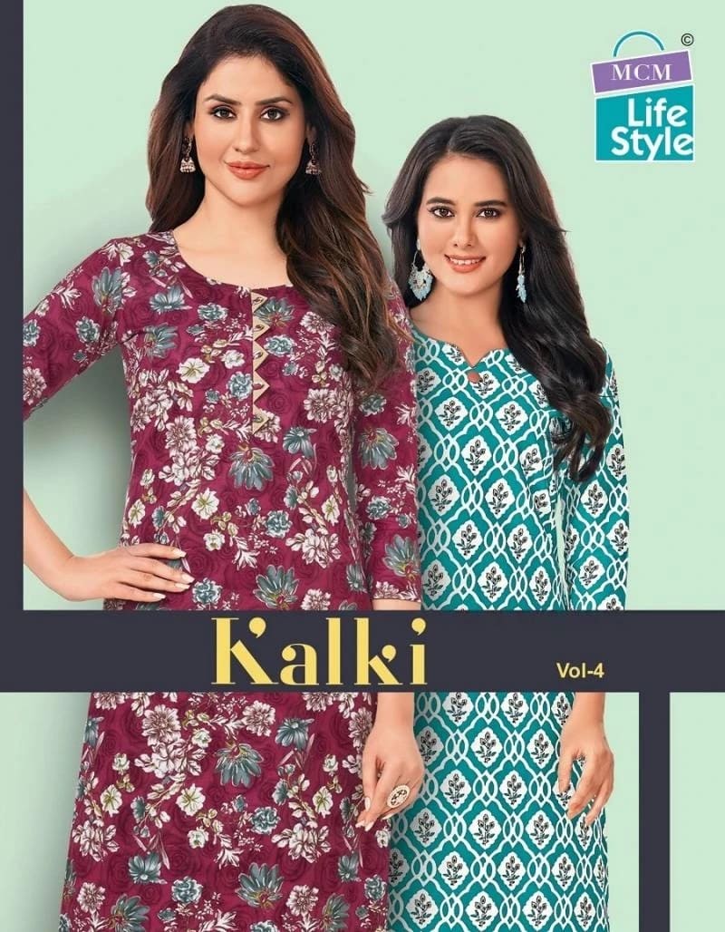 Mcm Kalki Vol 4 Cotton Daily Wear Kurti Best Price