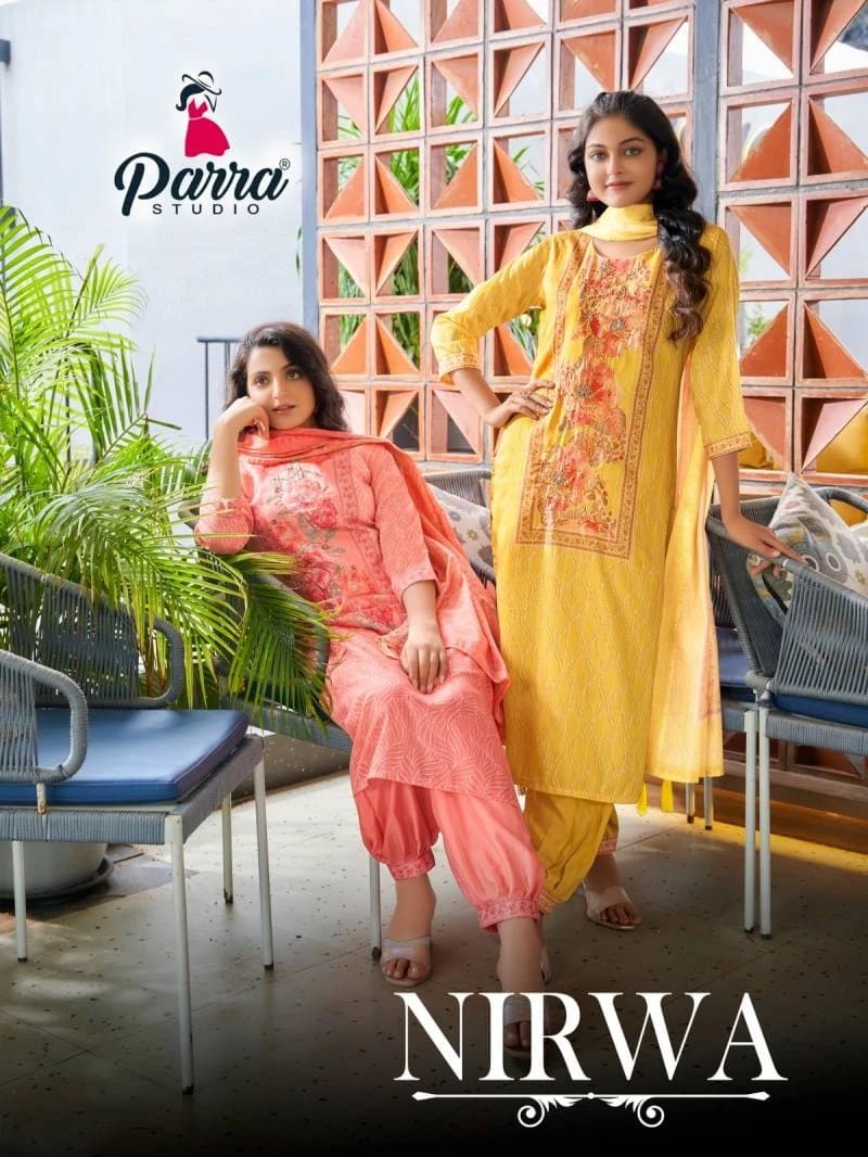 Parra Nirwa Vol 1 Afghani Designer Kurti Pant With Dupatta Collection