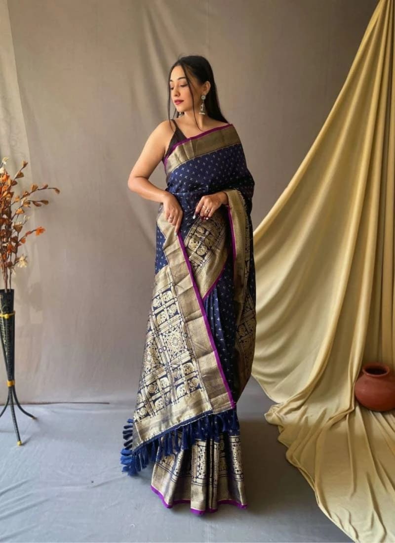 Maahi 122 Banarasi Silk Party Wear Saree Collection