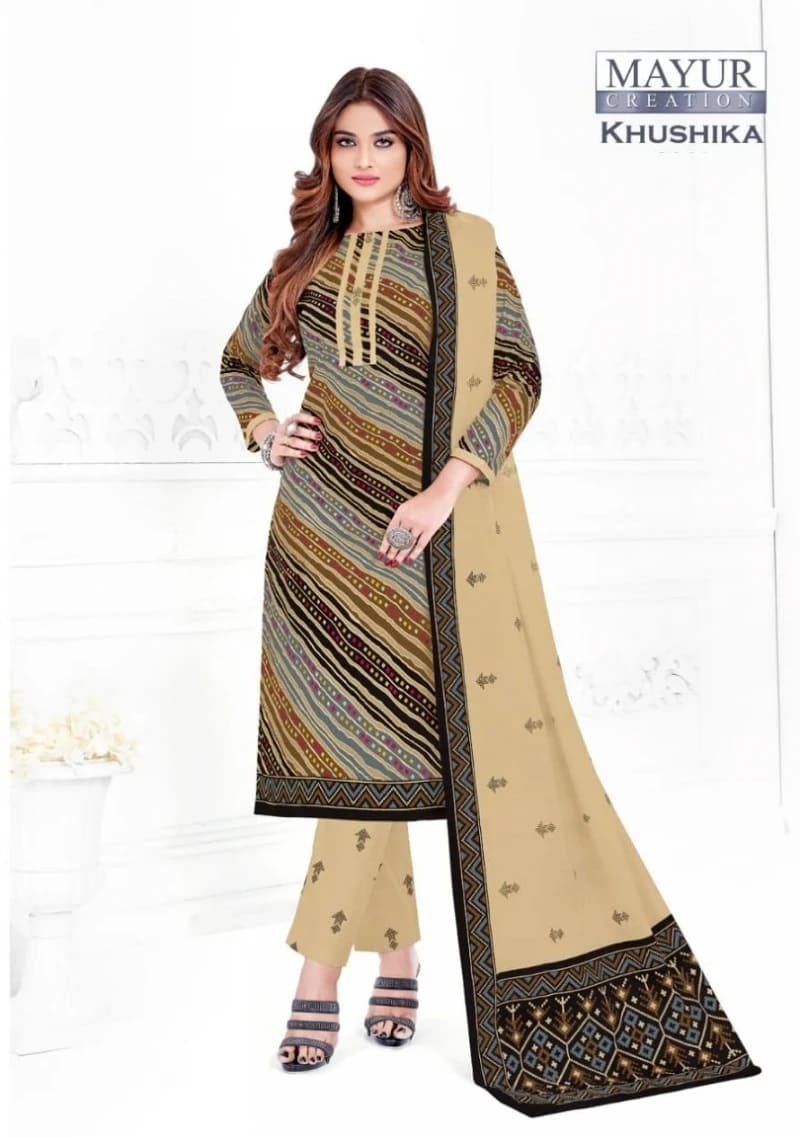 Mayur Khushika Vol 2 Daily Wear Cotton Readymade Dress Collection