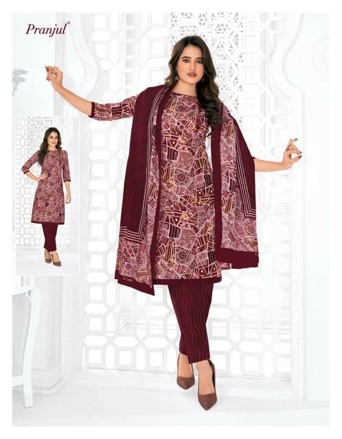 Pranjul Priyanka Vol 21 Pure Cotton Readymade Dress Collection