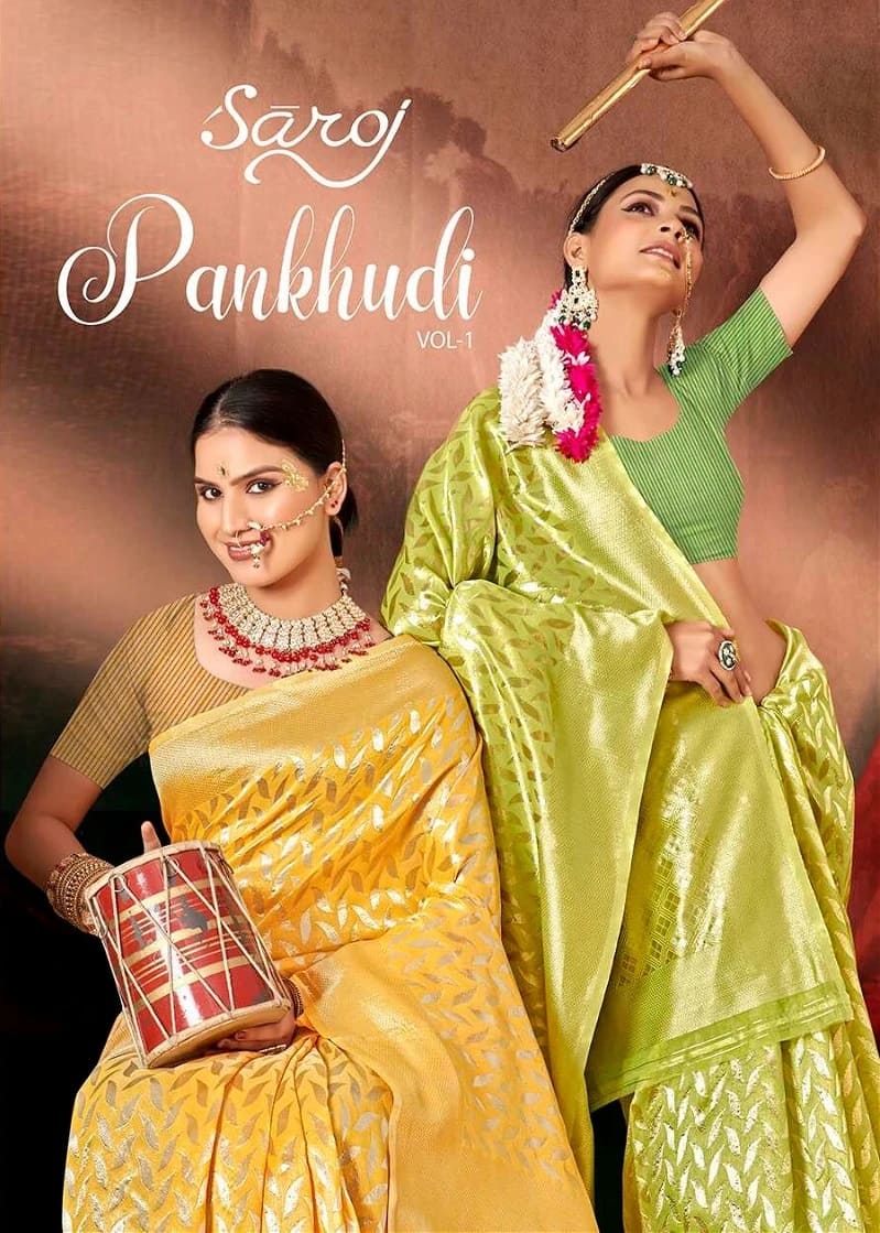 Saroj Pankhudi Vol 1 Soft Linen Saree Collection