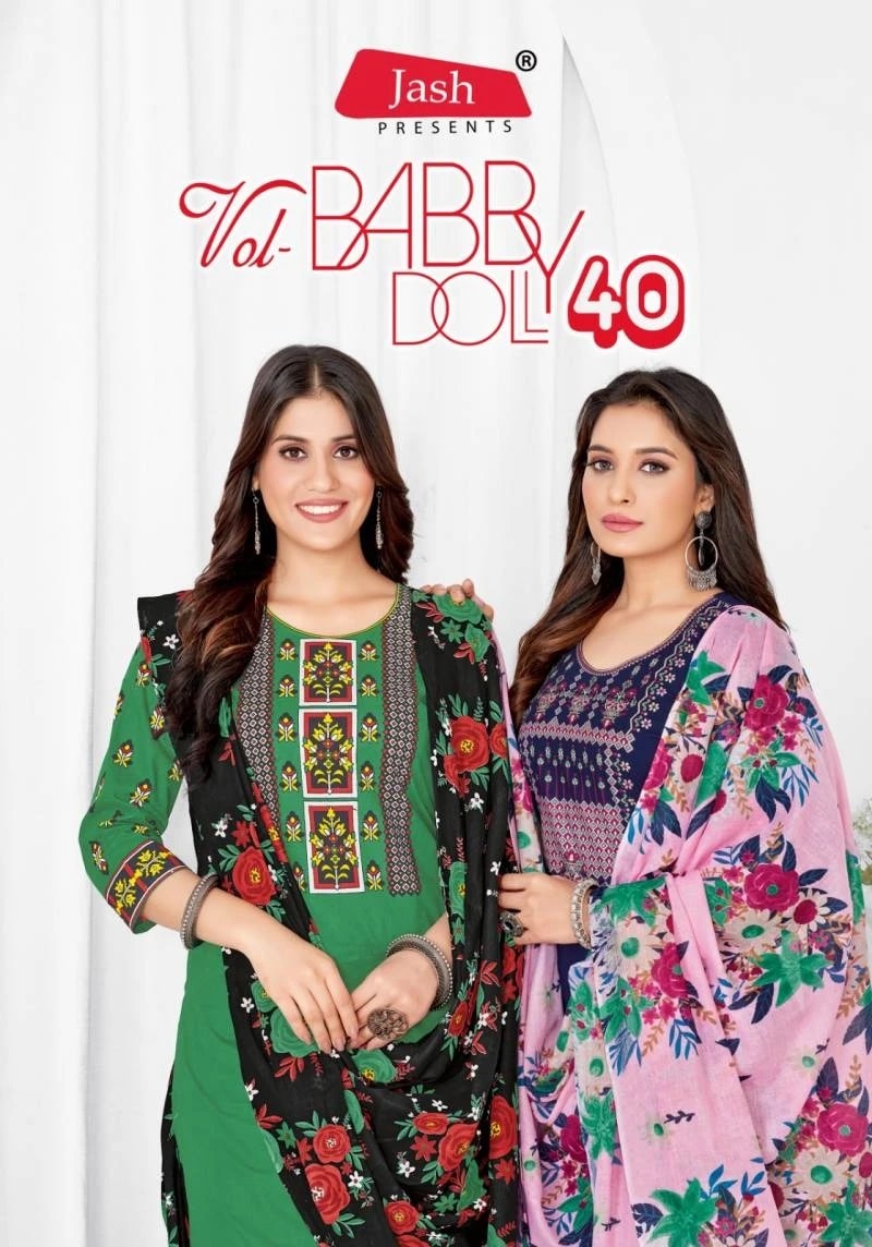Jash Baby Doll Vol 40 Cotton Dress Materials Latest Collection