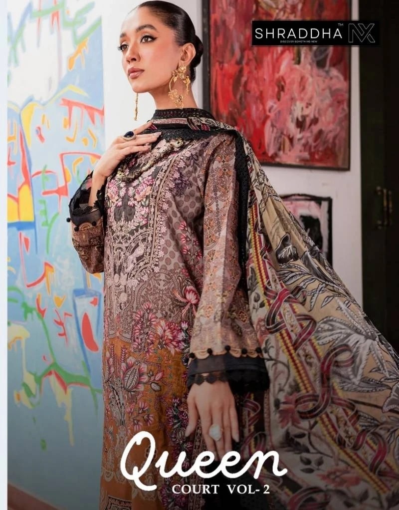 Shraddha Nx Queen Court Vol 2 Cotton Designer Pakistani Suits Collection