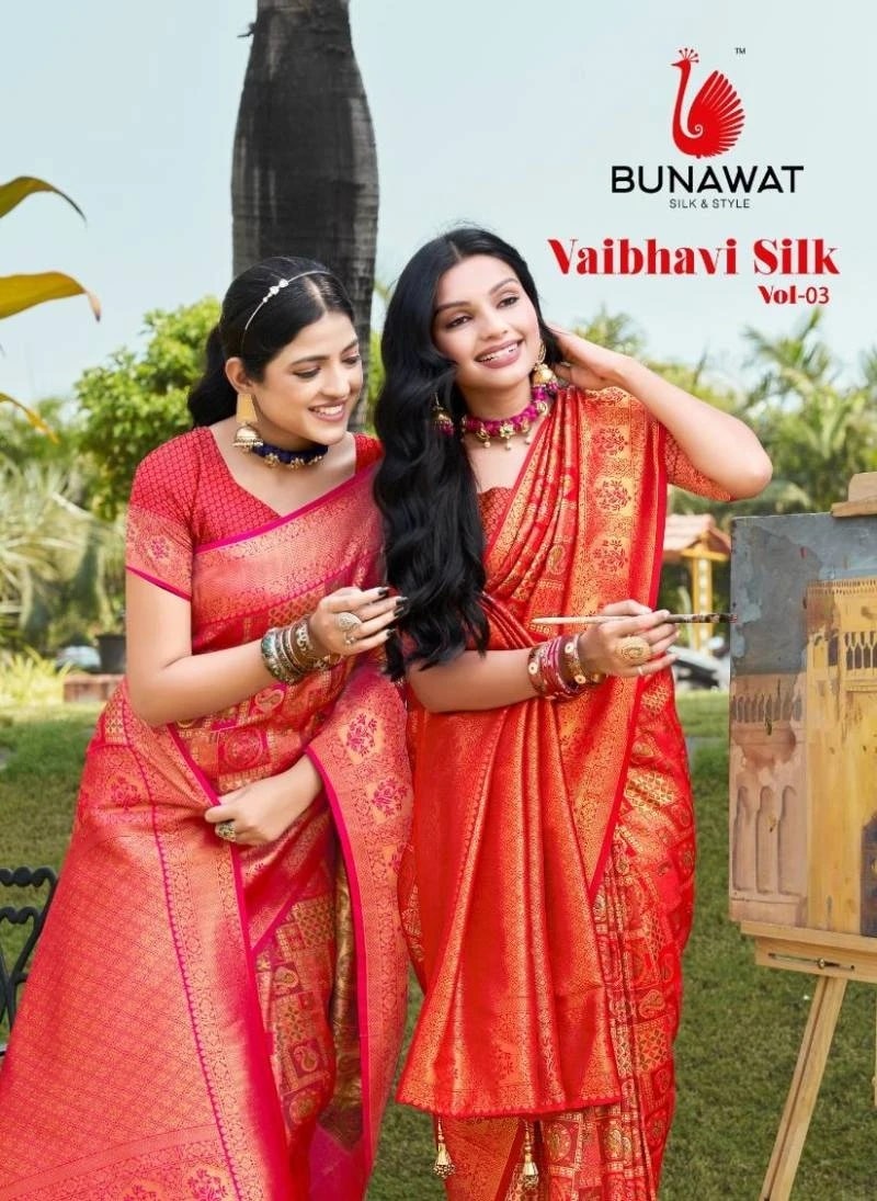 Bunawat Vaibhavi Silk Vol 3 Kanjivaram Silk Saree Collection