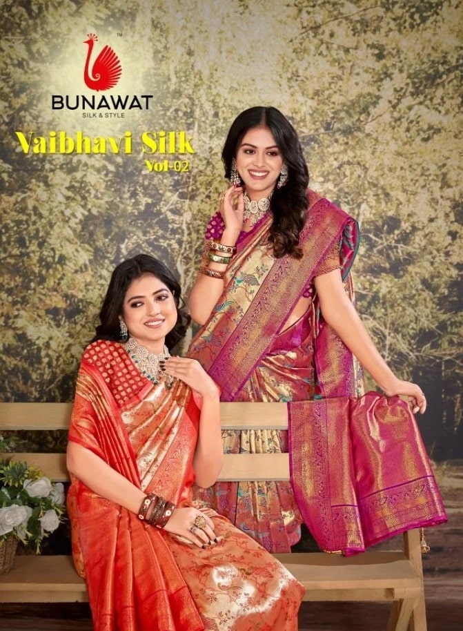 Bunawat Vaibhavi Silk Vol 2 Kanjivaram Silk Saree Collection