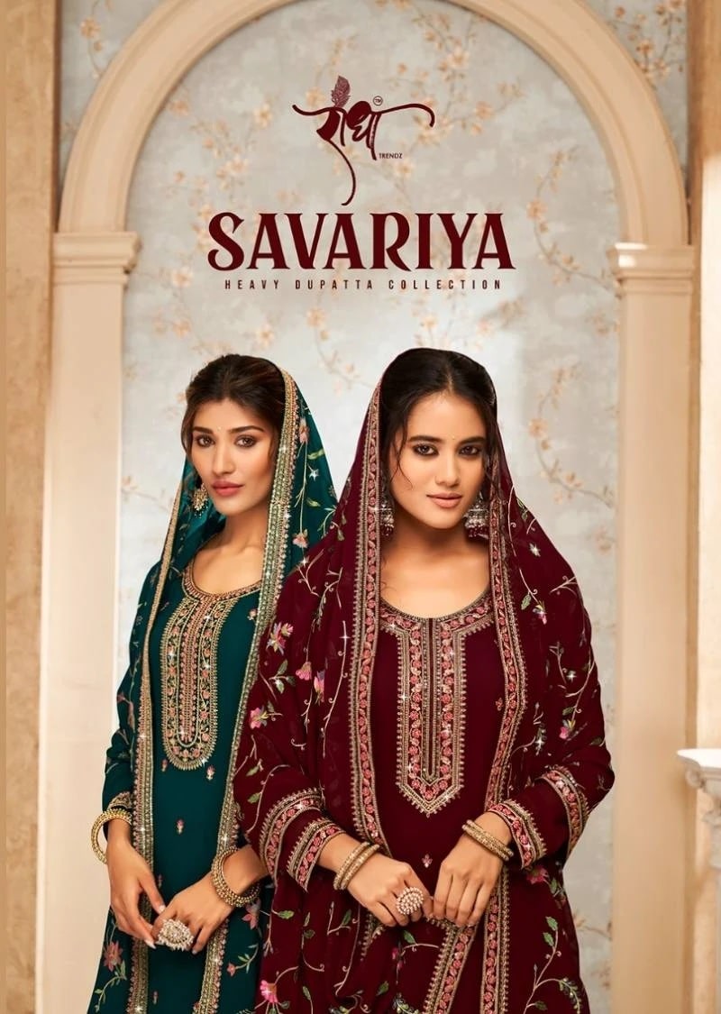 Radha Savariya Real Georgette Designer Salwar Suit Collection