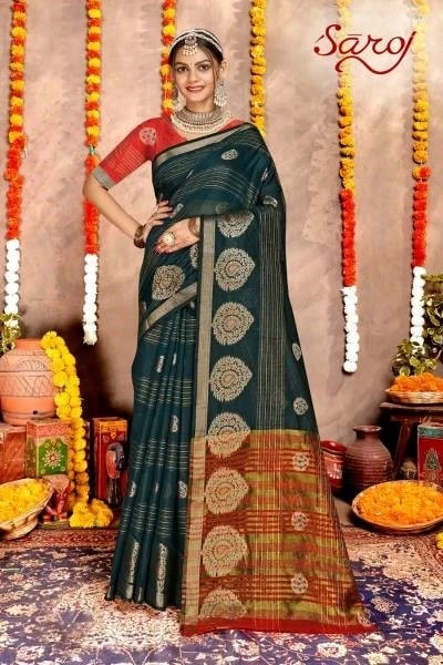 Saroj Saregama Vol 2 Cotton Silk Saree Trendy Collection
