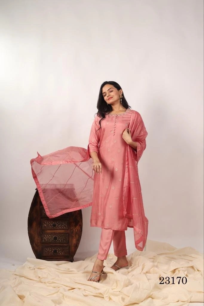 Indira 23170 Regular Wear Kurti With Bottom Dupatta Collection
