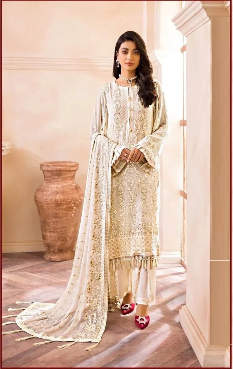 Zarqash Z 3018 Designer Pakistani Salwar Suit Collection
