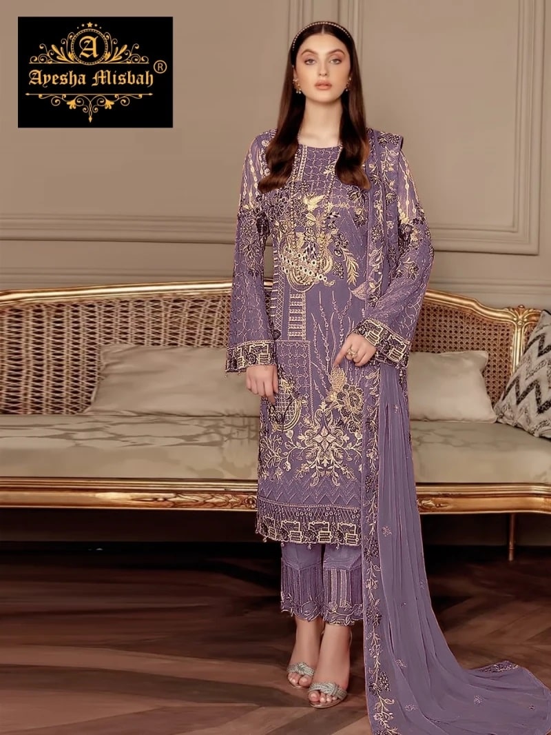 Ayesha Misbah 206 Heavy work Pakistani Suit Collection