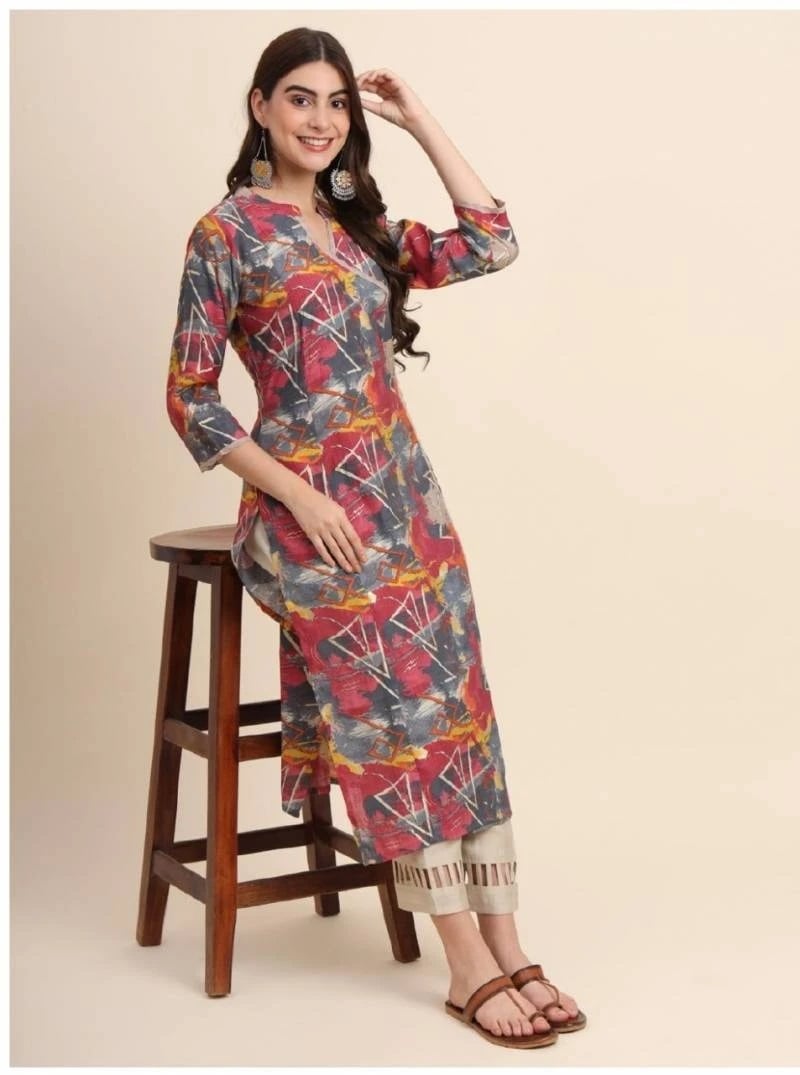 Fdk 1034 And 1035 Casual Wear Trendy Kurti With Pant Collection