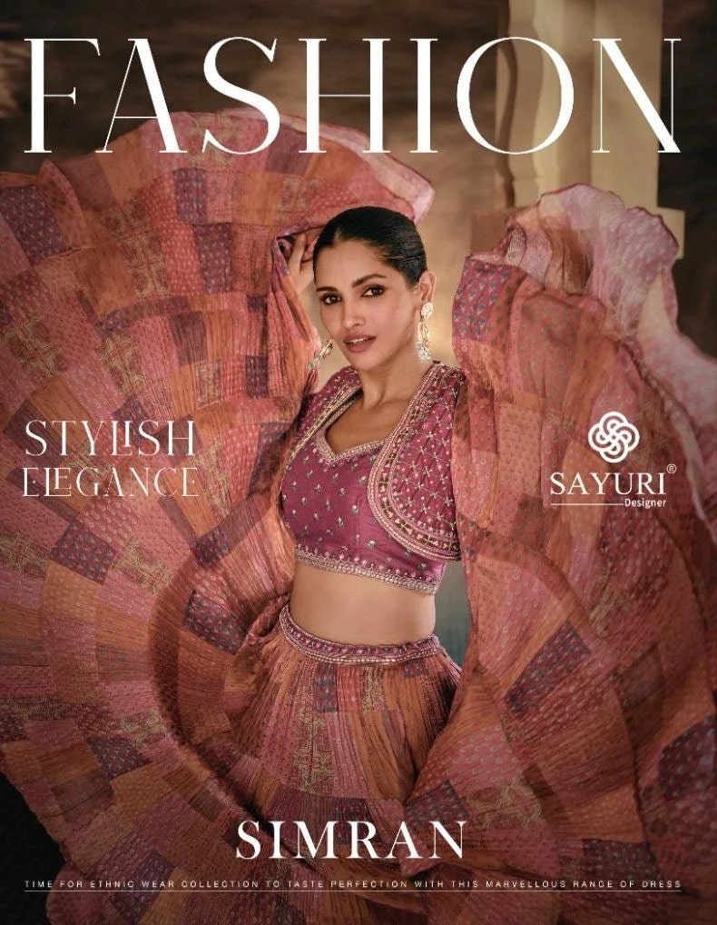 Sayuri Simran Chinnon Silk Designer Gown Collection