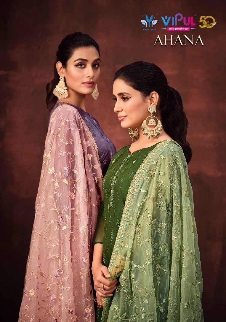 Vipul Ahana Shimmer Designer Salwar Suits Latest Collection