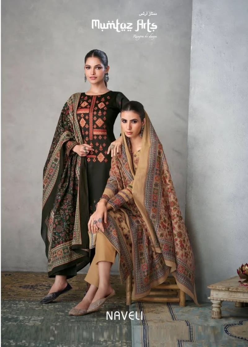 Mumtaz Naveli Classic Latest New Designer Dress Material Wholesaler