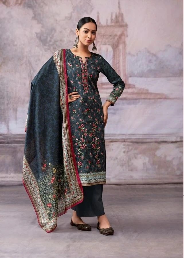 Deepsy Shazar Nx Designer Pakistani Suits Cotton Dupatta Collection