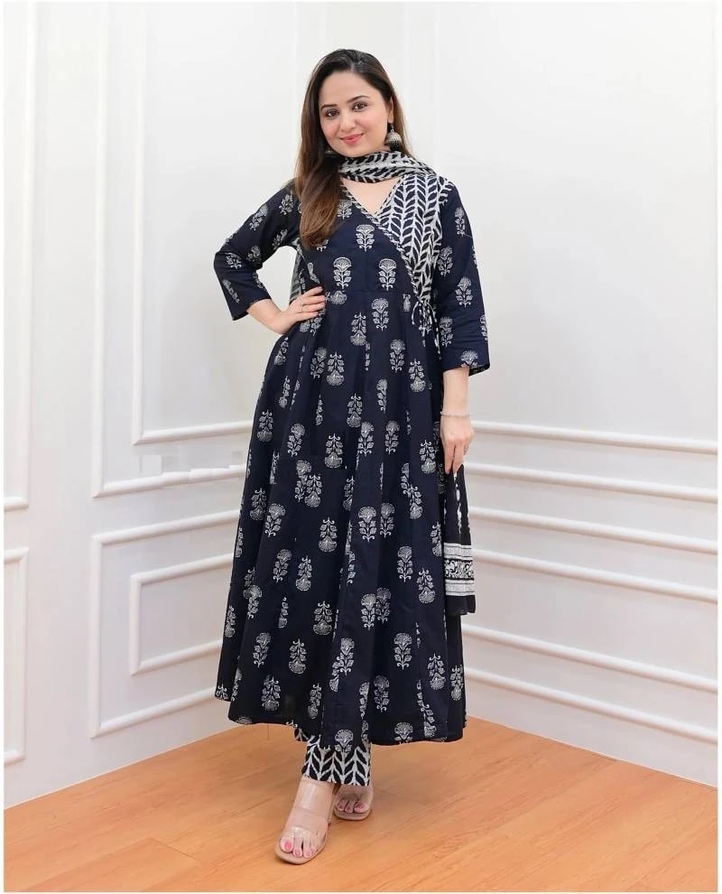 Dhruvi 102 Casual Wear Kurti Pant With Dupatta Collection