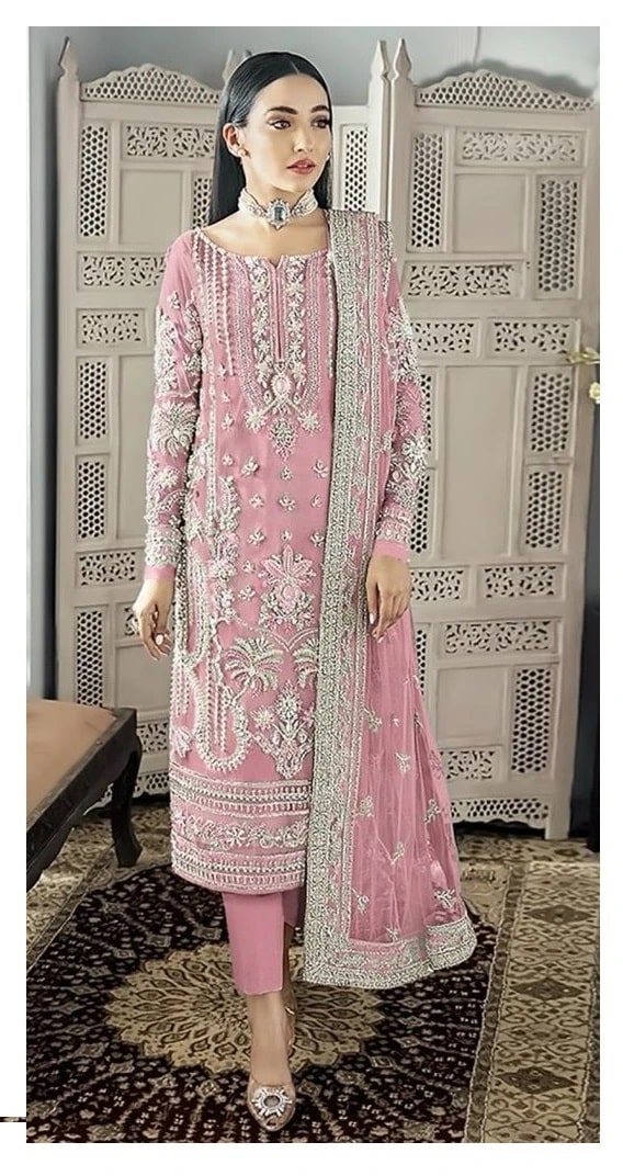Ramsha R 601 Nx Embroidery Work Pakistani Salwar Kameez Collection