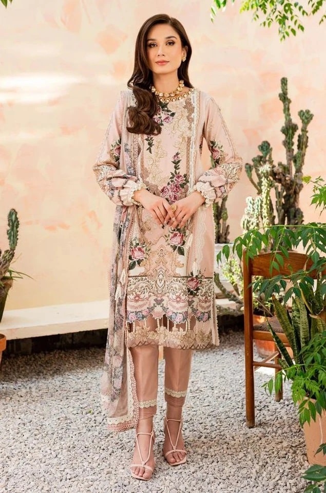 Hazzel Queens Court Vol 11 Pakistani Salwar Suits Chiffon Dupatta Set