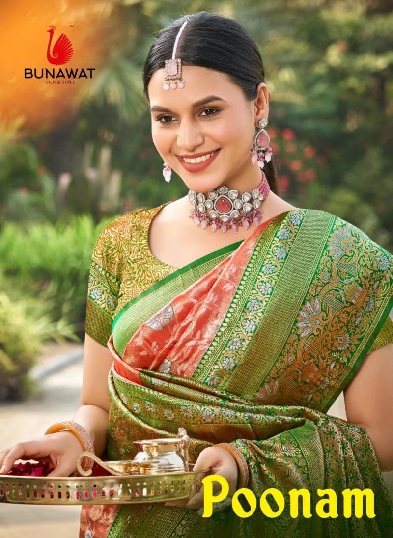 Bunawat Poonam Indian Wear Designer Silk Saree Collection