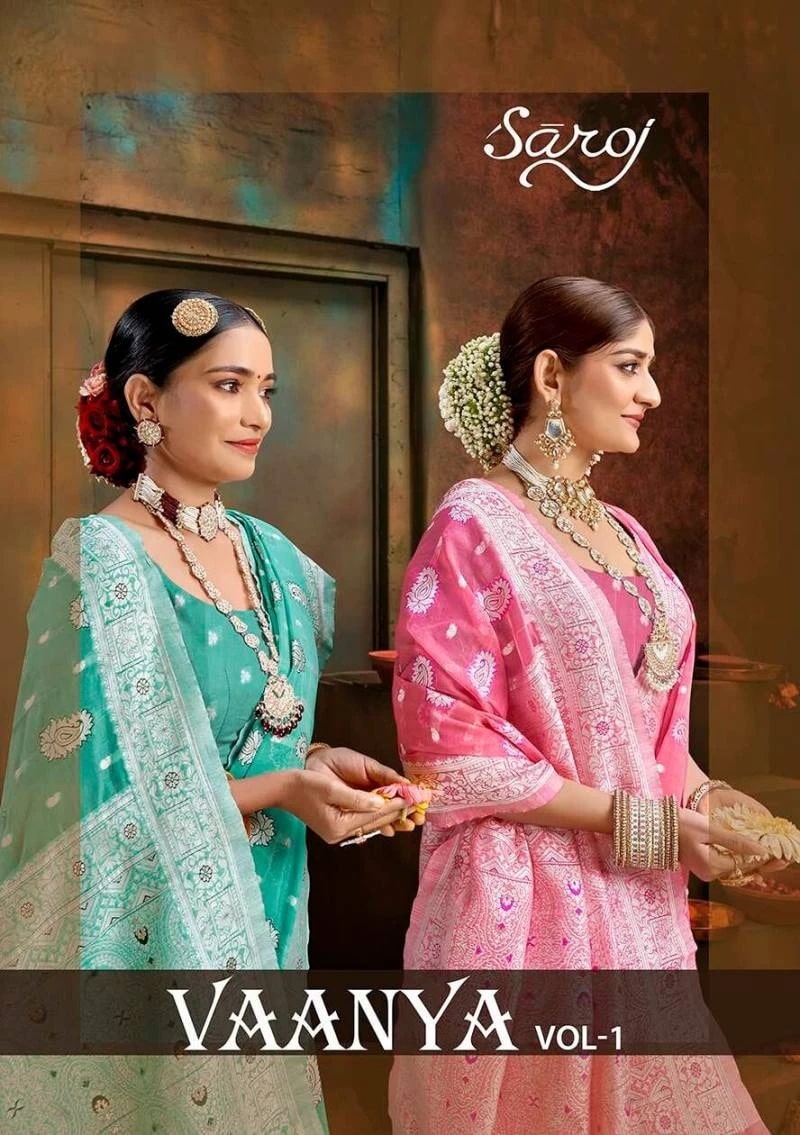 Saroj Vaanya Vol 4 Pure Cotton Silk Saree Collection