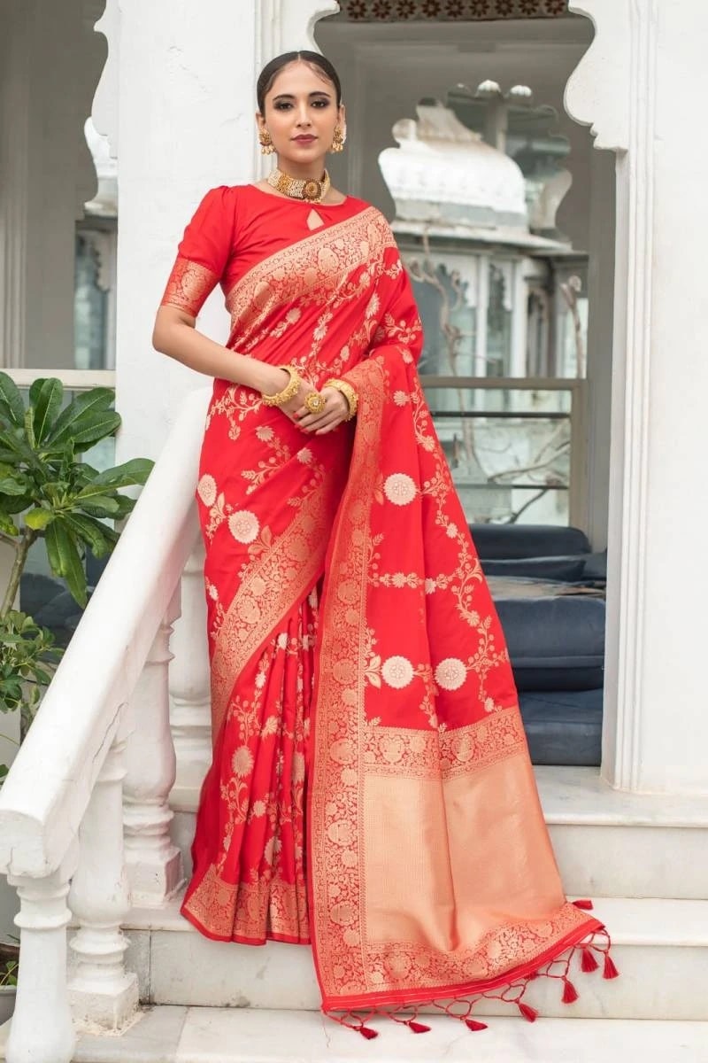 Vt 5032 Katan Silk Weaving Soft Banarasi Sarees Best Price