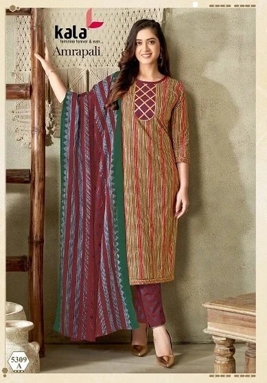 Kala Amarpali Cotton Printed Readymade Dress Collection