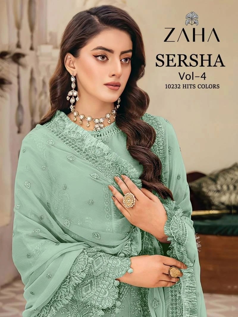 Zaha Sersha Vol 4 Pakistani Salwar Suits Collection