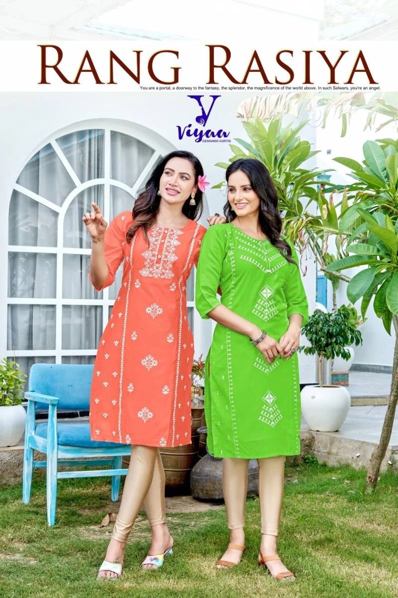 Viyaa Rang Rasiya Vol 1 Casual Wear Kurti Collection