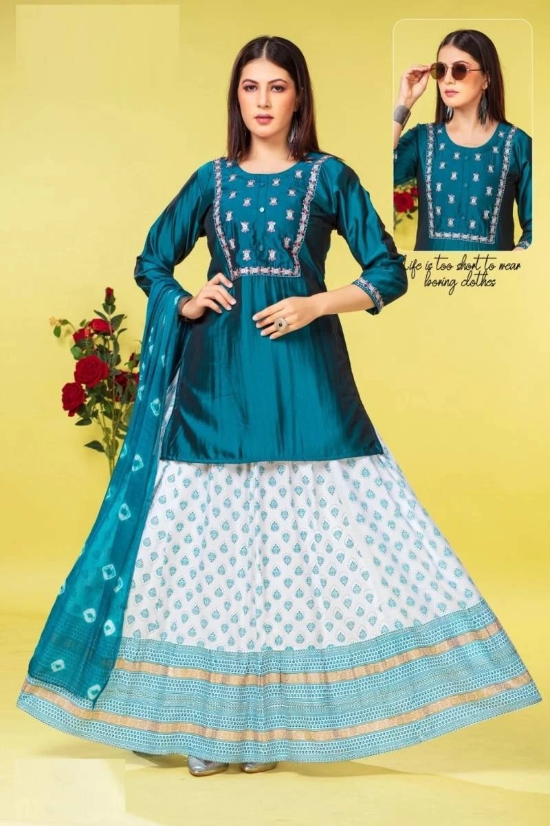 Ks4u Sayra Heavy Fancy Kurtas Sets With Skirts online in India