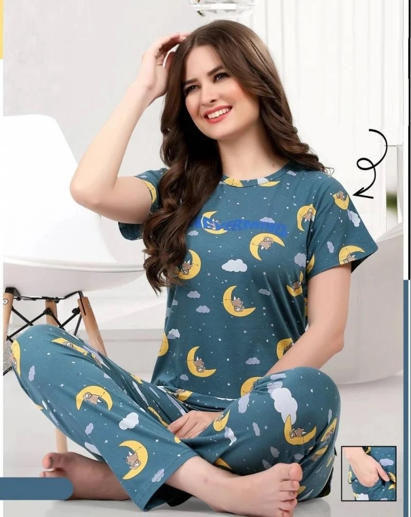 Summer Special Co Ords Set Vol 93 A Cotton Printed Night Suits