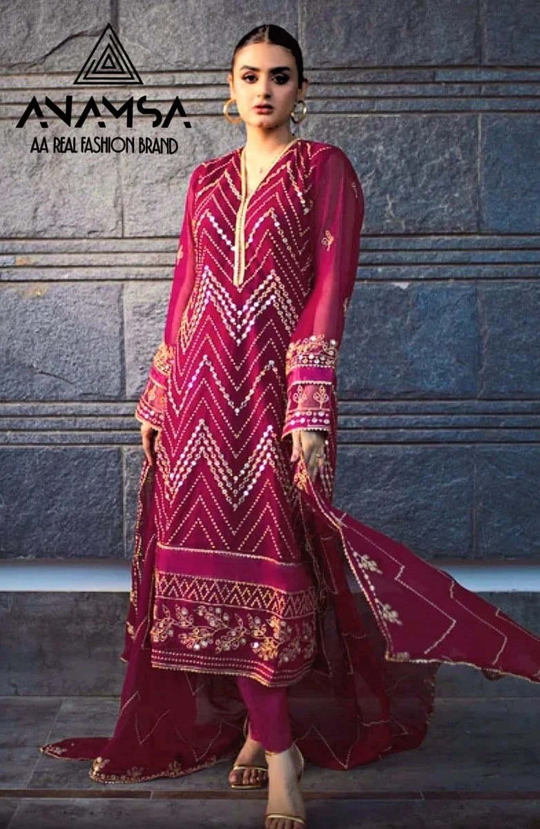 Anamsa 266 Designer Pakistani Salwar Suits Collection