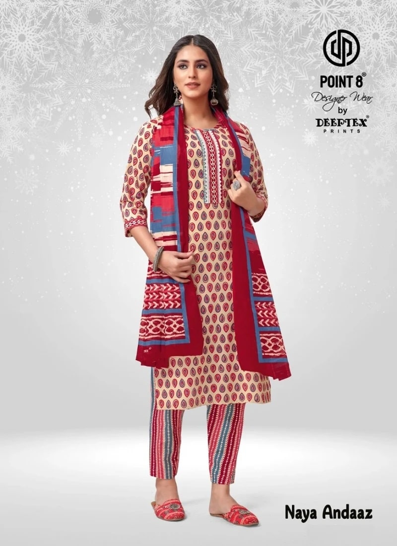 Deeptex Naya Andaaz Vol 5 Pure Cotton Readymade Dress Collection