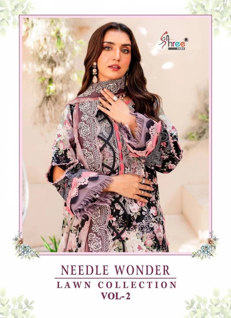 Shree Needle Wonder Lawn Collection Vol 2 Pakistani Suits Collection