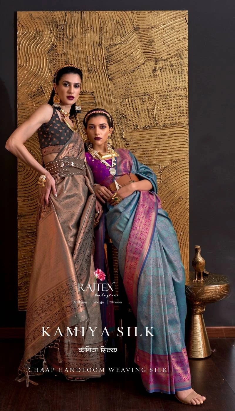 Rajtex Kamiya Silk Chaap Designer Handloom Saree Collection