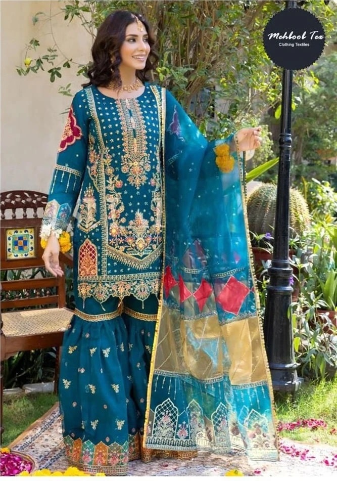 Mehboob Tex 1240 Designer Pakistani Salwar Suits Collection
