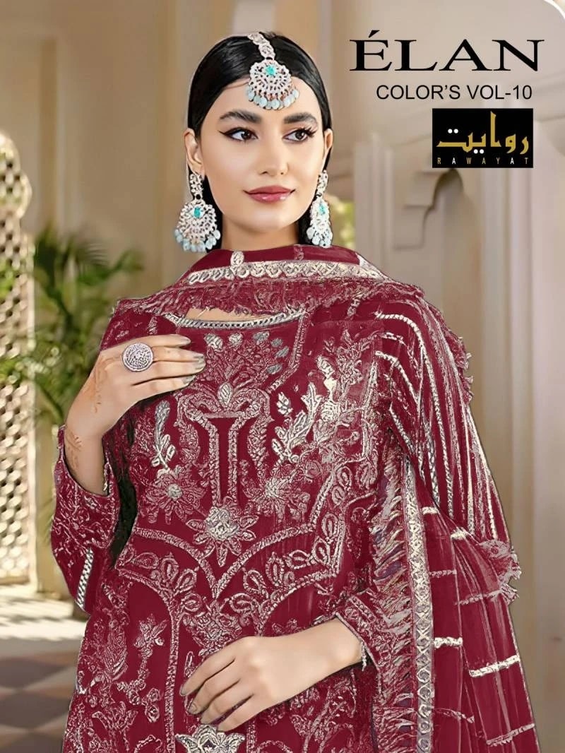 Rawayat Elan Colors Vol 10 Designer Pakistani Salwar Suit