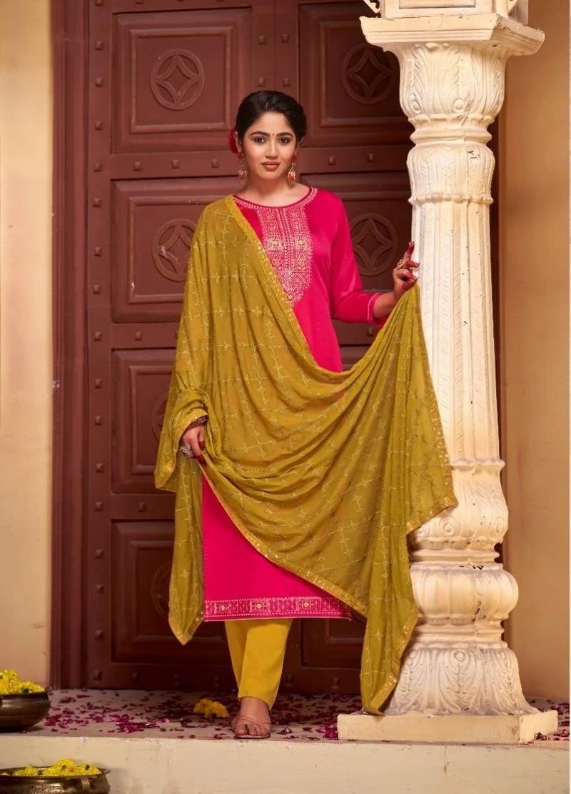Triple Aaa Noopur Soft Jam Cotton Designer Dress Material Collection