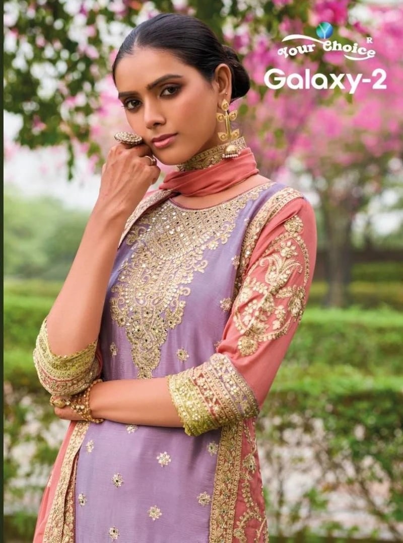 Your Choice Galaxy 2 Embroidery Designer Salwar Suits Collection