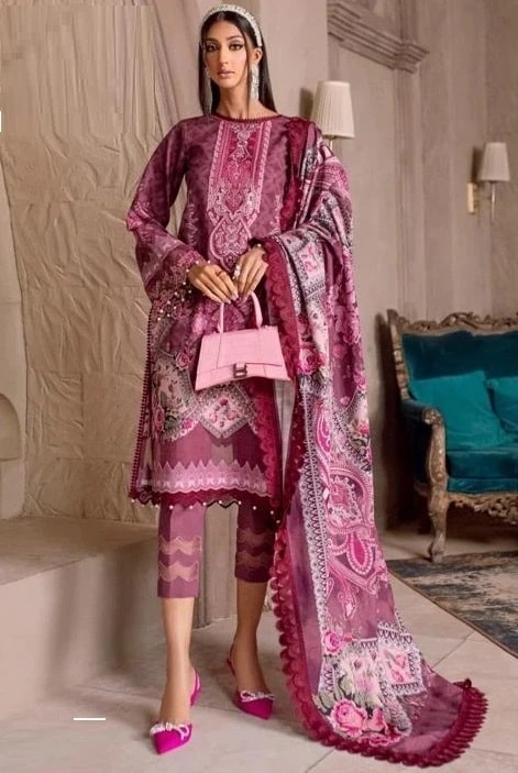 Jade Bin Saeed Vol 4 Exclusive Luxury Cotton Dress Material Collection