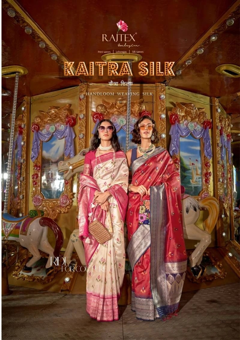 Rajtex Kaitra Latest Silk Handloom Wear Saree Collection